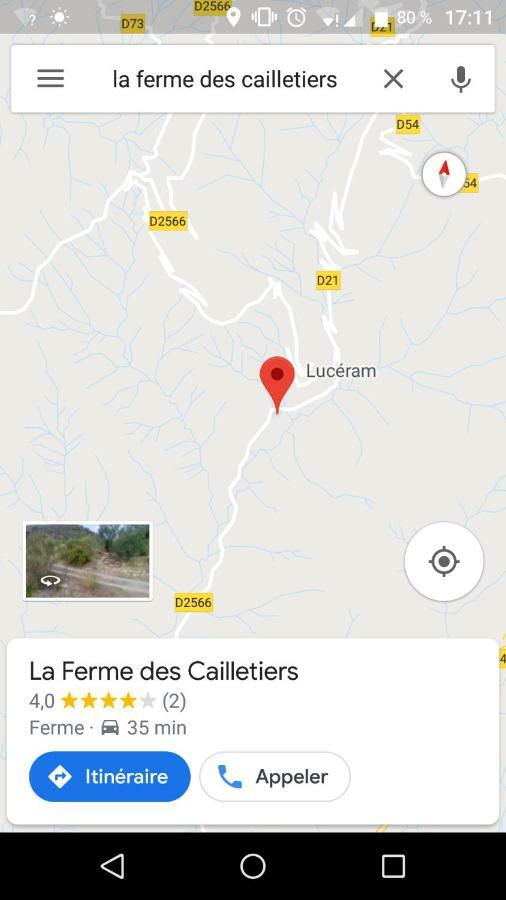 La Ferme Des Cailletiers Chez Marco Villa Lucéram Eksteriør bilde
